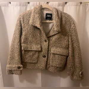 Zara cropped coat - Girls
